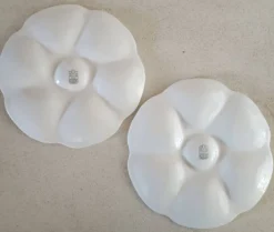 2 assiettes à huîtres Gien
