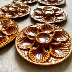 Assiettes à huîtres Longchamp