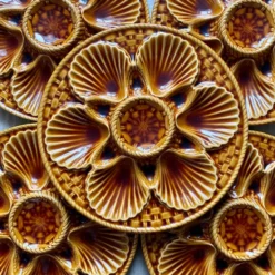 Assiettes à huîtres Longchamp