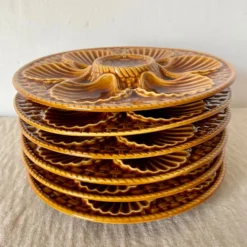 Assiettes à huîtres Longchamp