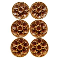 Assiettes à huîtres Longchamp