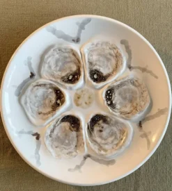 Assiettes à huîtres ou coquillages Saint Amand