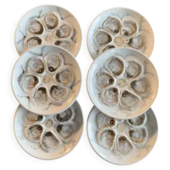 Assiettes à huîtres ou coquillages Saint Amand