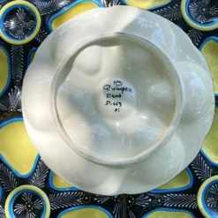 Assiettes à huîtres Quimper art de la table ou décoration murale