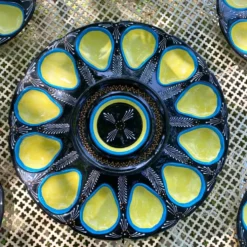 Assiettes à huîtres Quimper art de la table ou décoration murale
