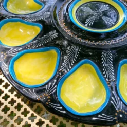 Assiettes à huîtres Quimper art de la table ou décoration murale