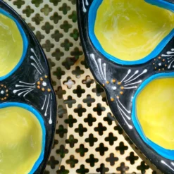 Assiettes à huîtres Quimper art de la table ou décoration murale