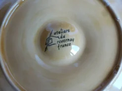 Assiettes à huîtres Sarreguemines, Assiettes Noël, assiettes fruits de mer