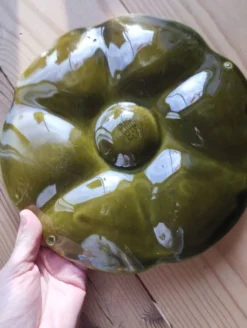 6 Assiettes à huîtres vintage en céramique de Gien