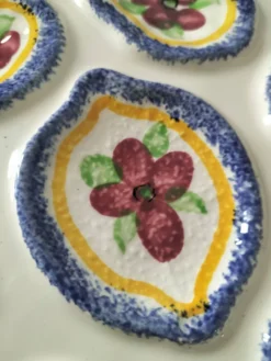 6 assiettes à huîtres vintage MBFA Pornic