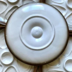 Assiettes à huîtres vintage salins France
