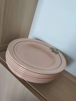 Assiettes Longwy Bijou
