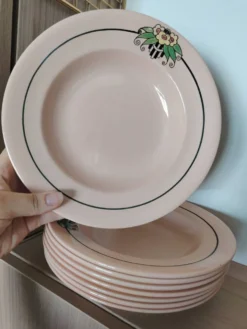 Assiettes Longwy Bijou