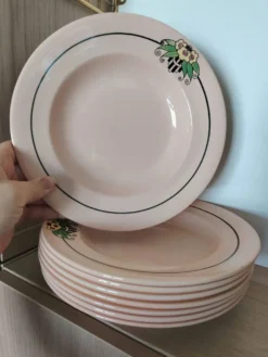Assiettes Longwy Bijou