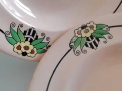 Assiettes Longwy Bijou