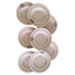 Assiettes Longwy Bijou