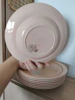 Assiettes Longwy Bijou