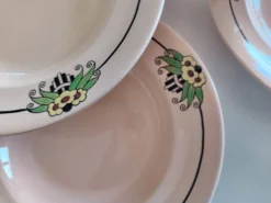 Assiettes Longwy Bijou