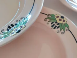 Assiettes Longwy Bijou