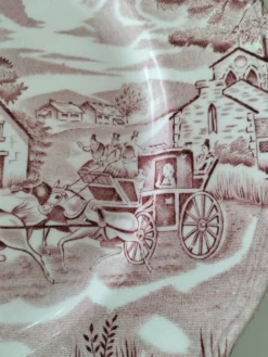 4 assiettes Lunéville & Ironstone – décor English Style