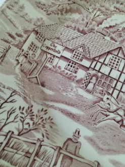 4 assiettes Lunéville & Ironstone – décor English Style