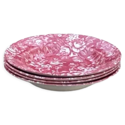Assiettes à motif fleurs