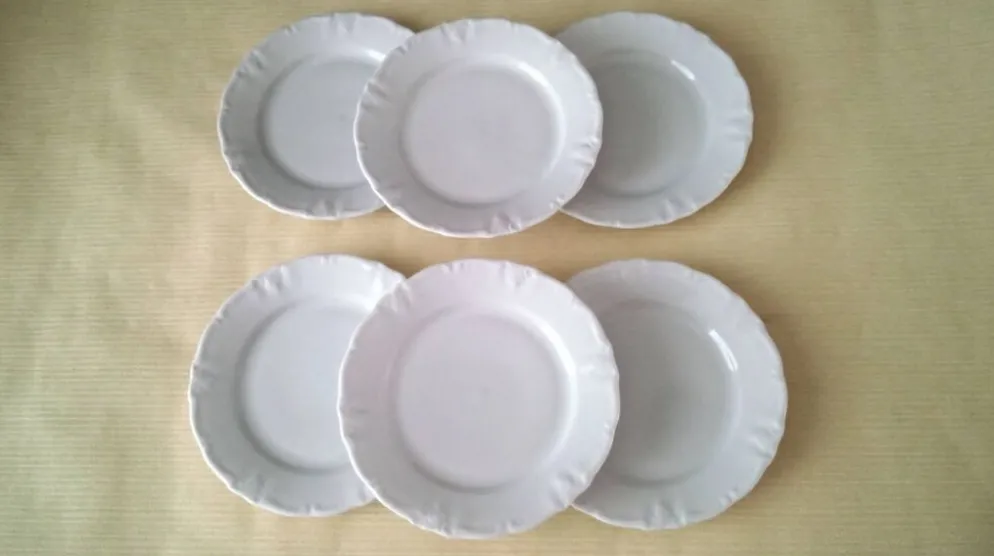 6 Assiettes à pain en Porcelaine de Bavière Winterling