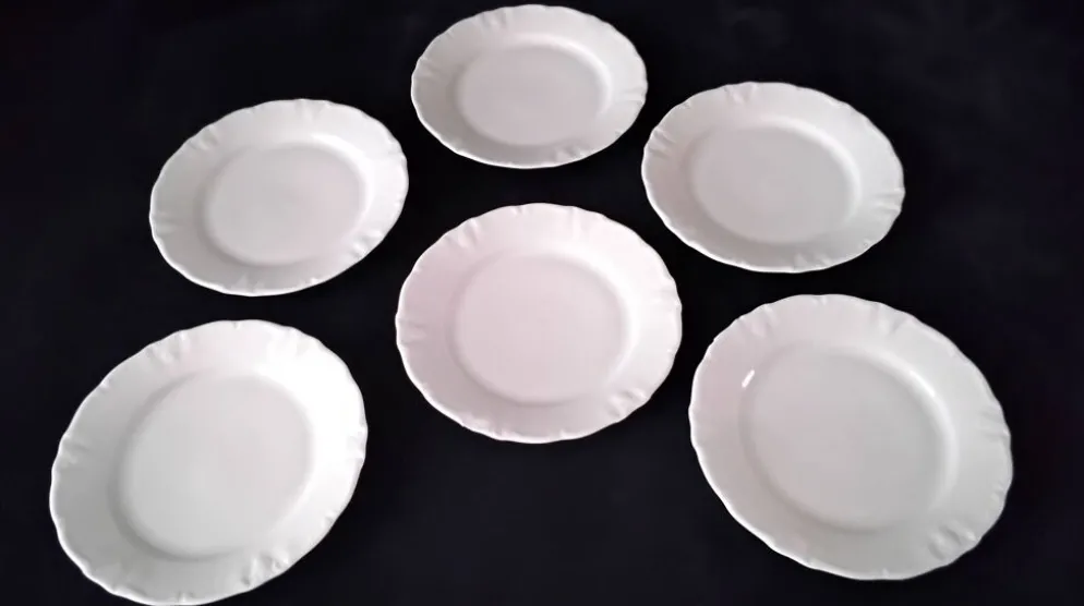 6 Assiettes à pain en Porcelaine de Bavière Winterling