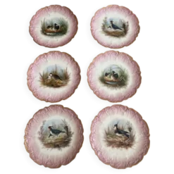 Assiettes peintes à la main