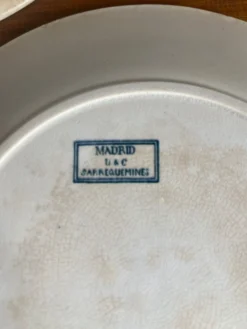 3 assiettes plates