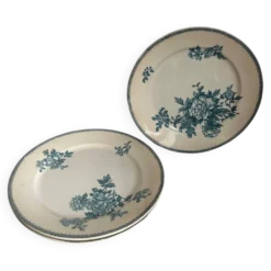 3 assiettes plates