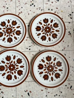 6 assiettes plates