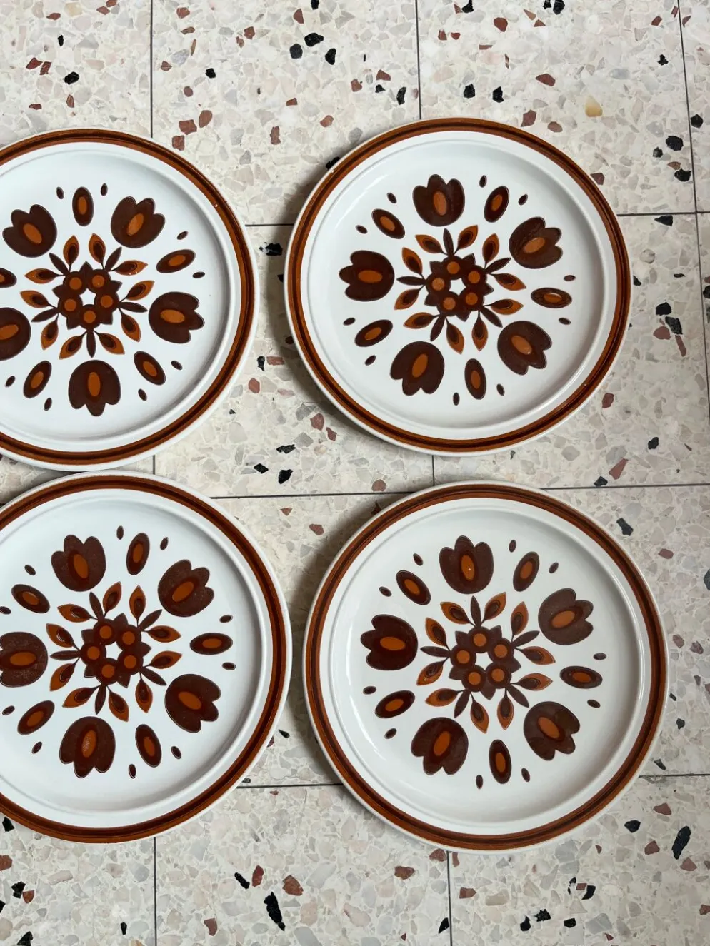 6 assiettes plates