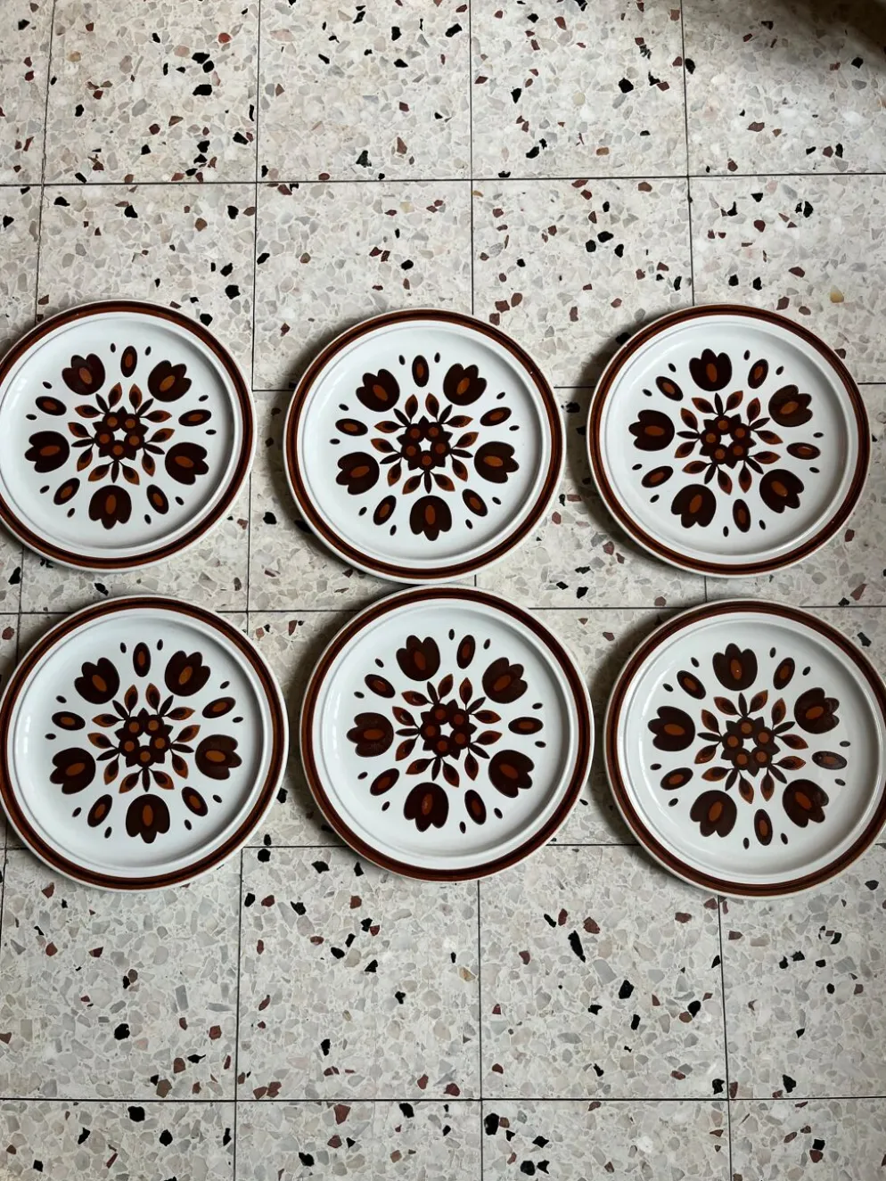 6 assiettes plates