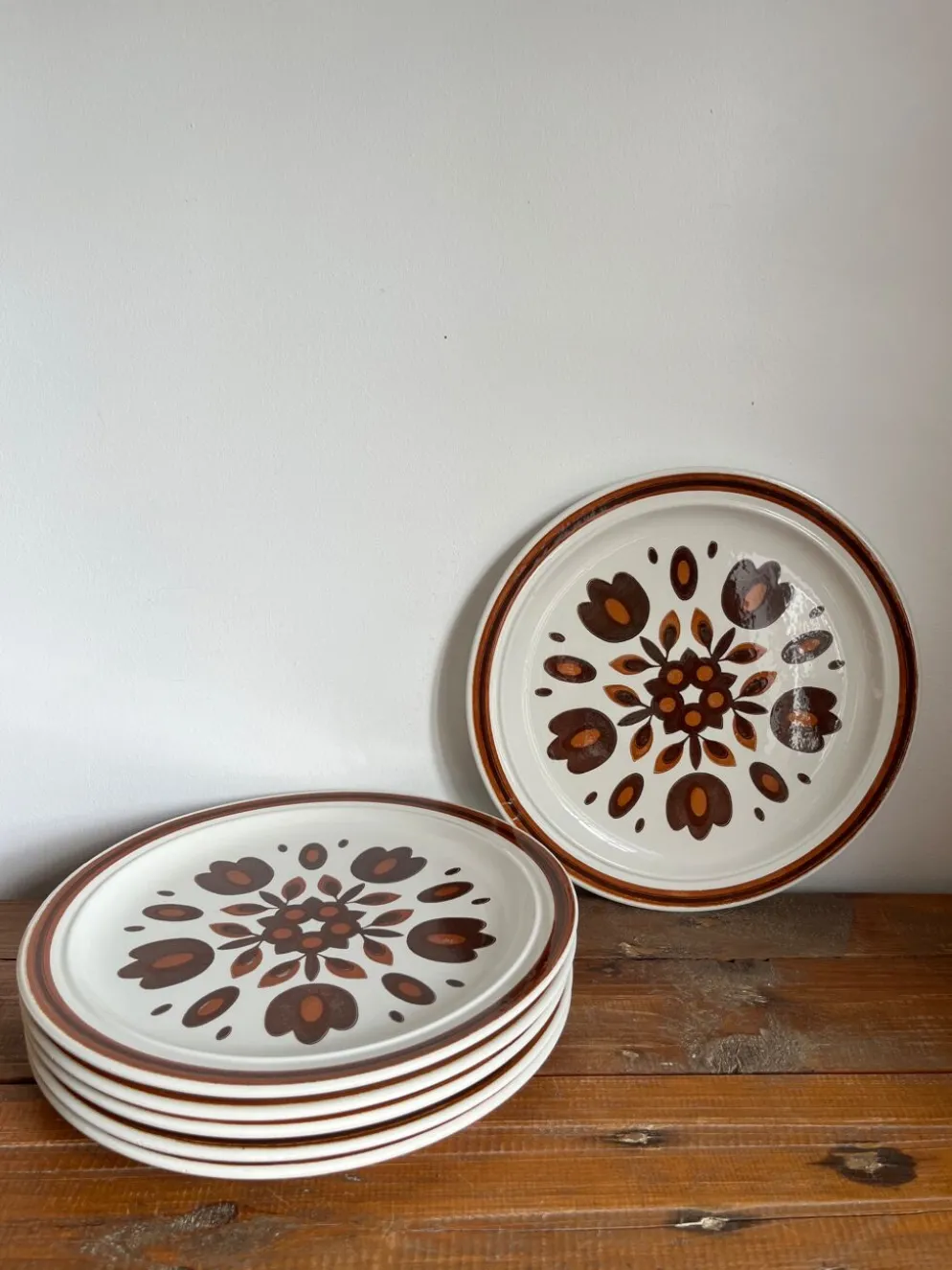 6 assiettes plates