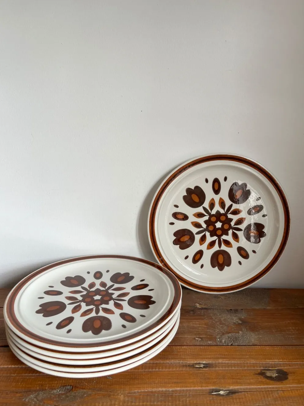 6 assiettes plates