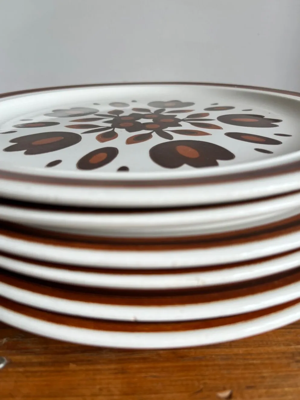 6 assiettes plates
