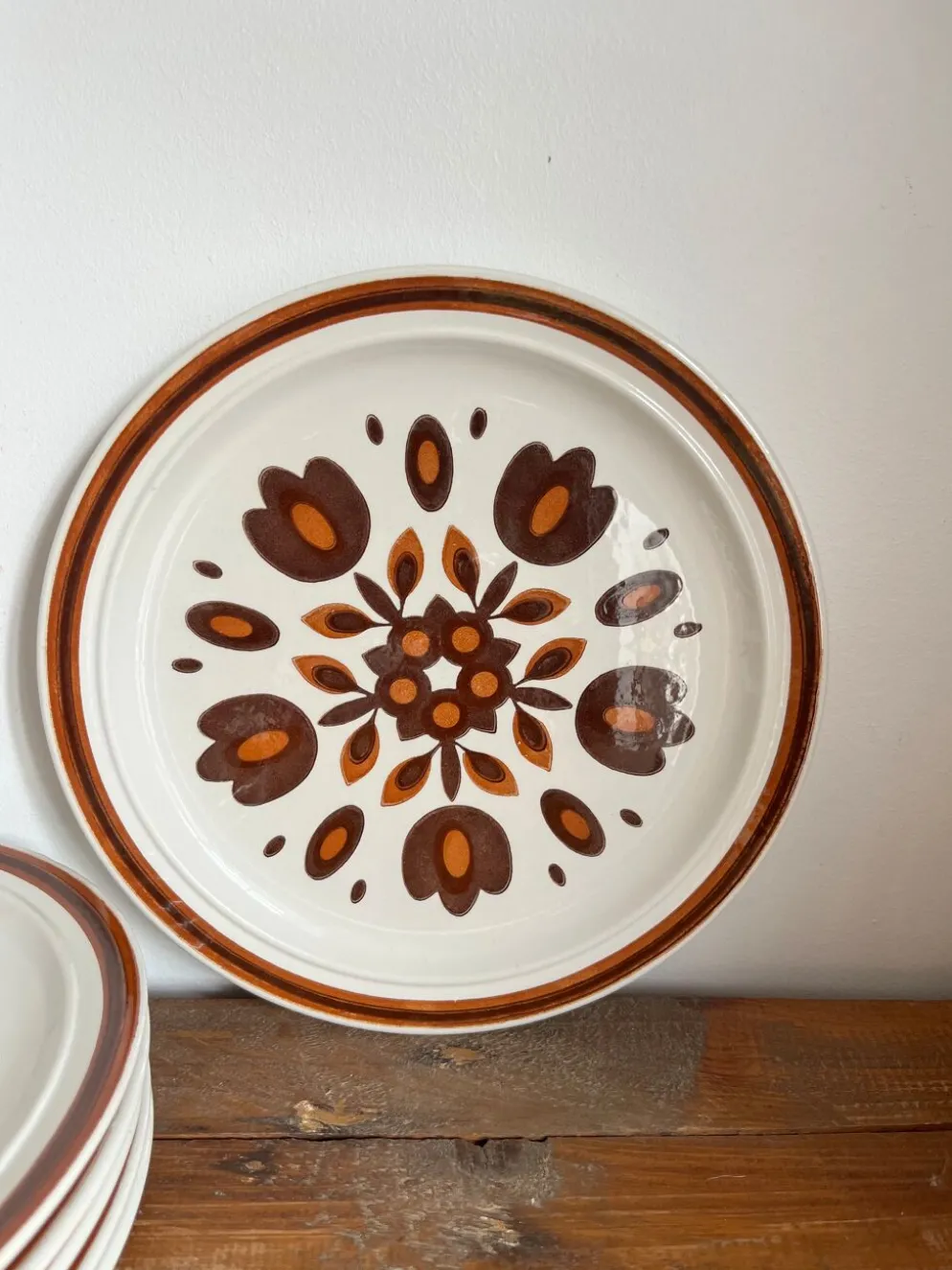 6 assiettes plates