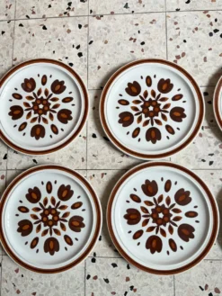 6 assiettes plates