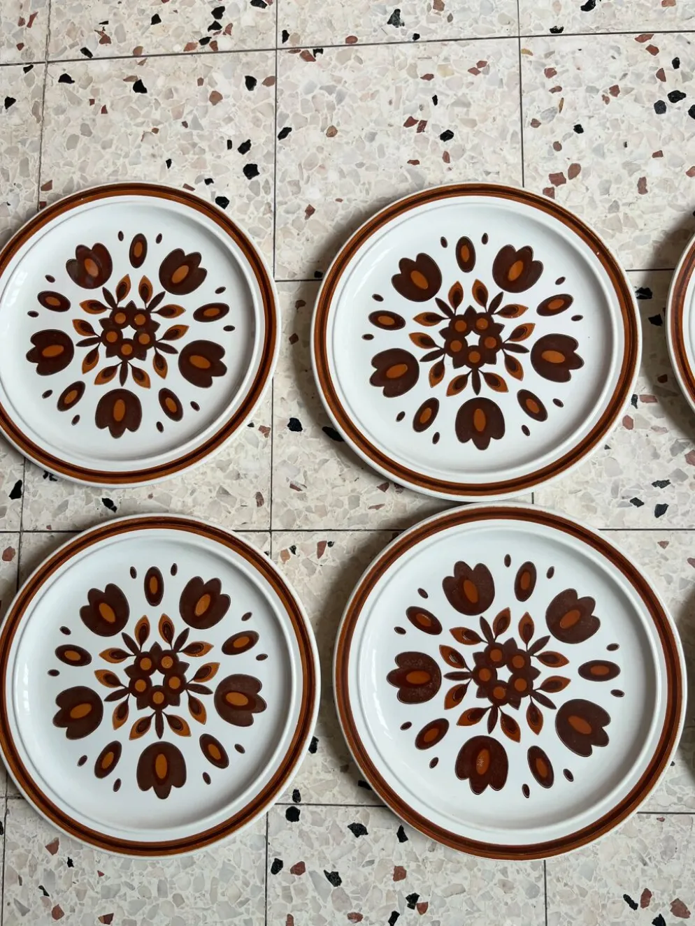 6 assiettes plates