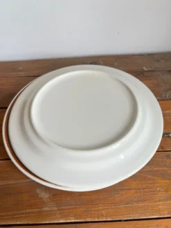 6 assiettes plates