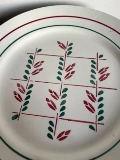 6 assiettes plates