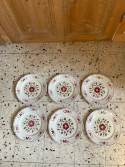 6 assiettes plates