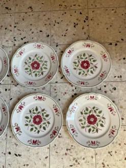 6 assiettes plates
