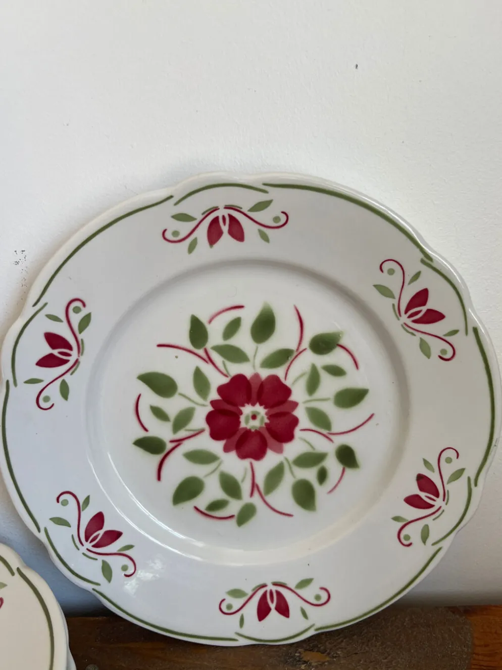 6 assiettes plates