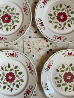 6 assiettes plates
