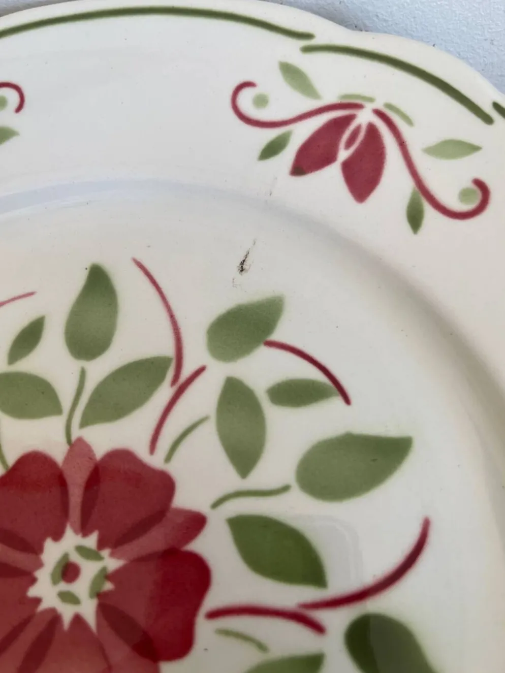6 assiettes plates