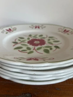 6 assiettes plates