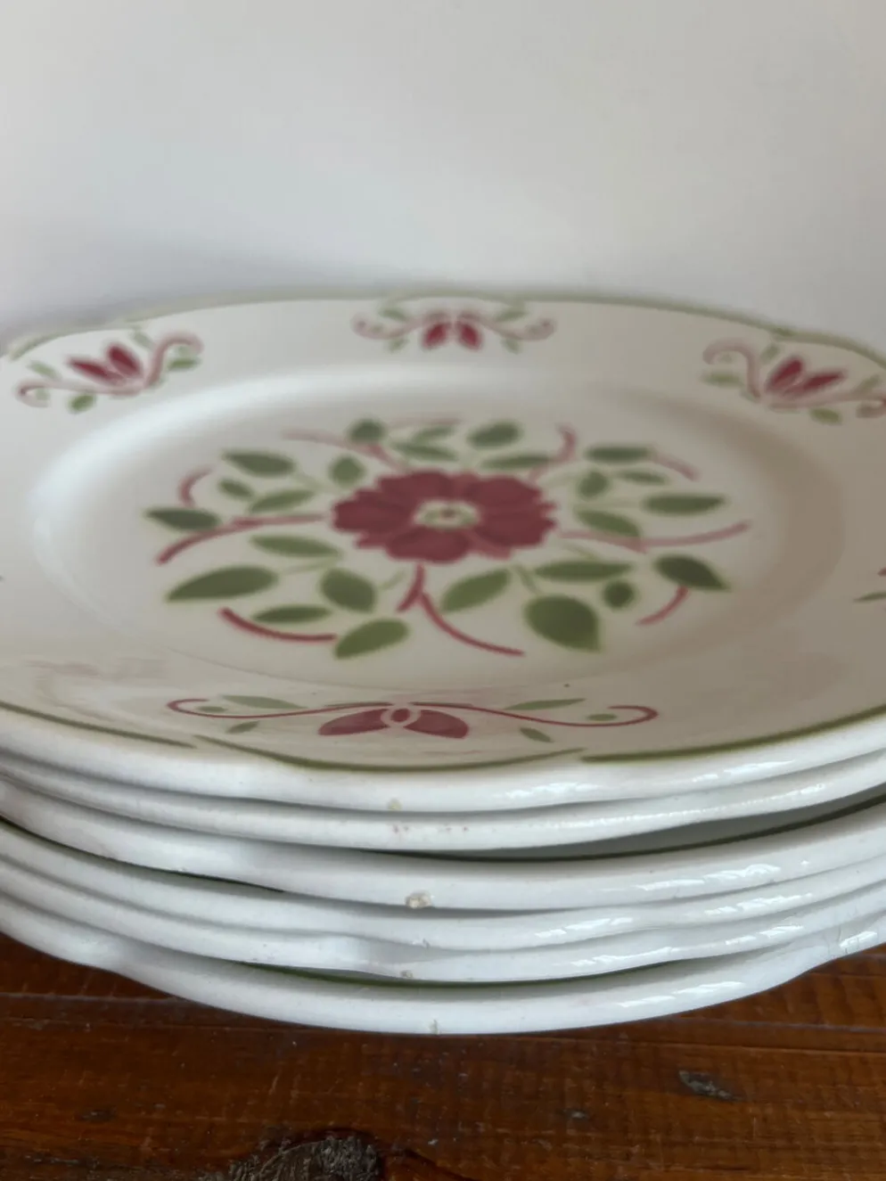 6 assiettes plates
