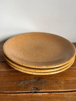 3 assiettes plates